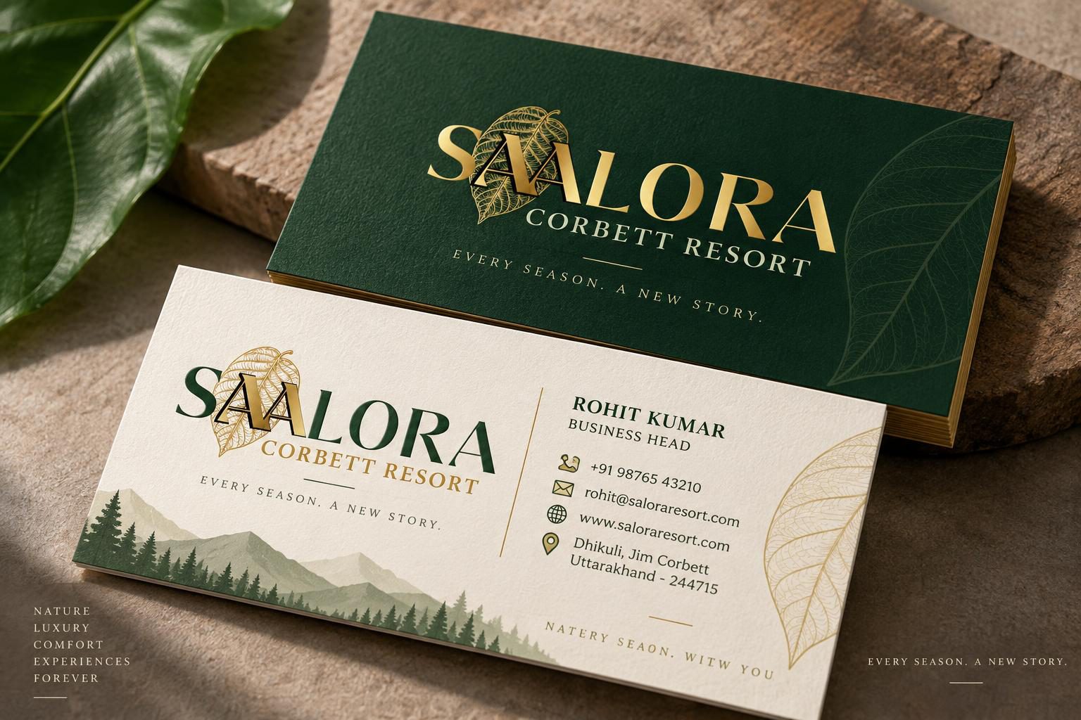 Saalora business cards