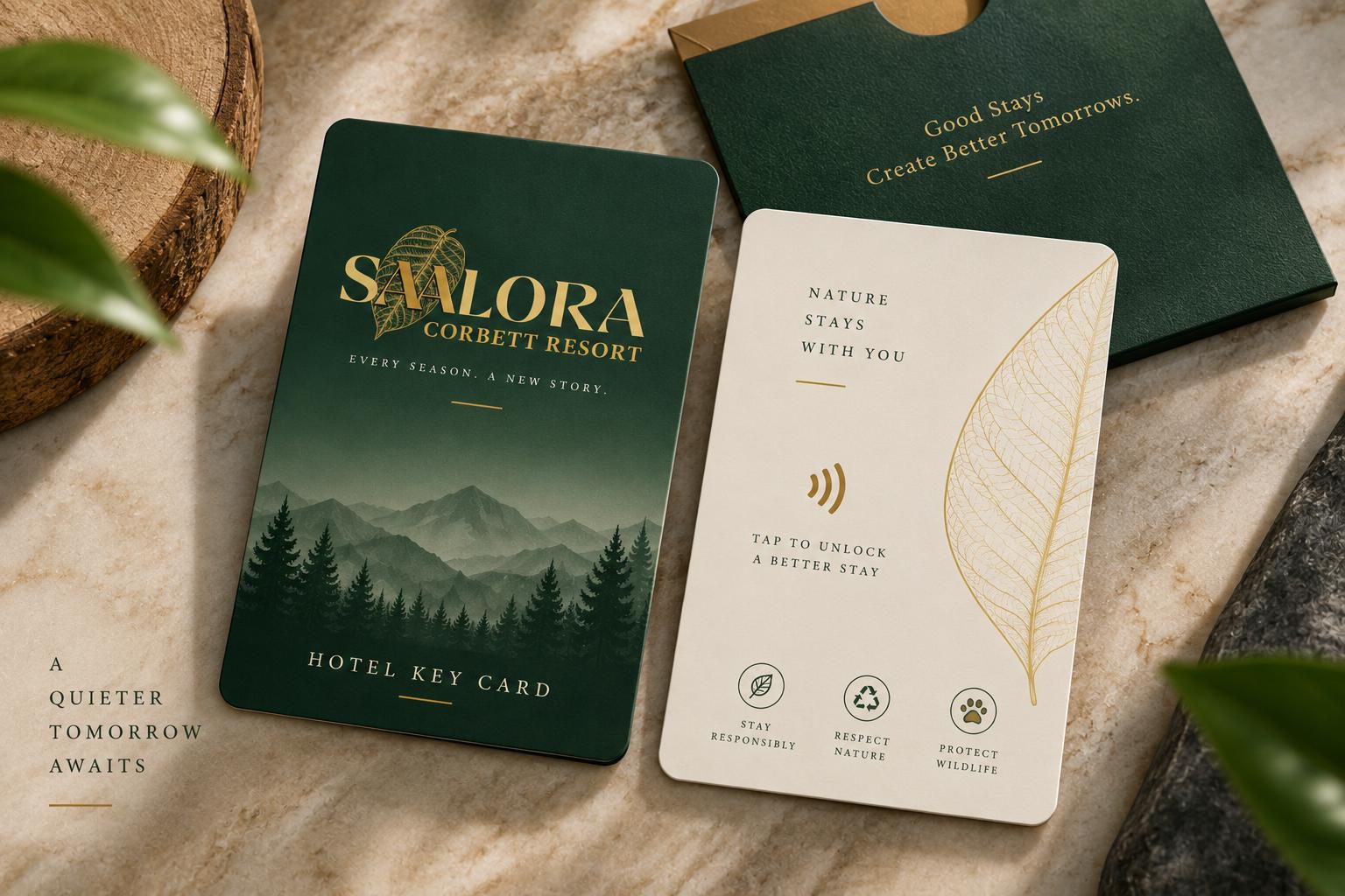 The room key card