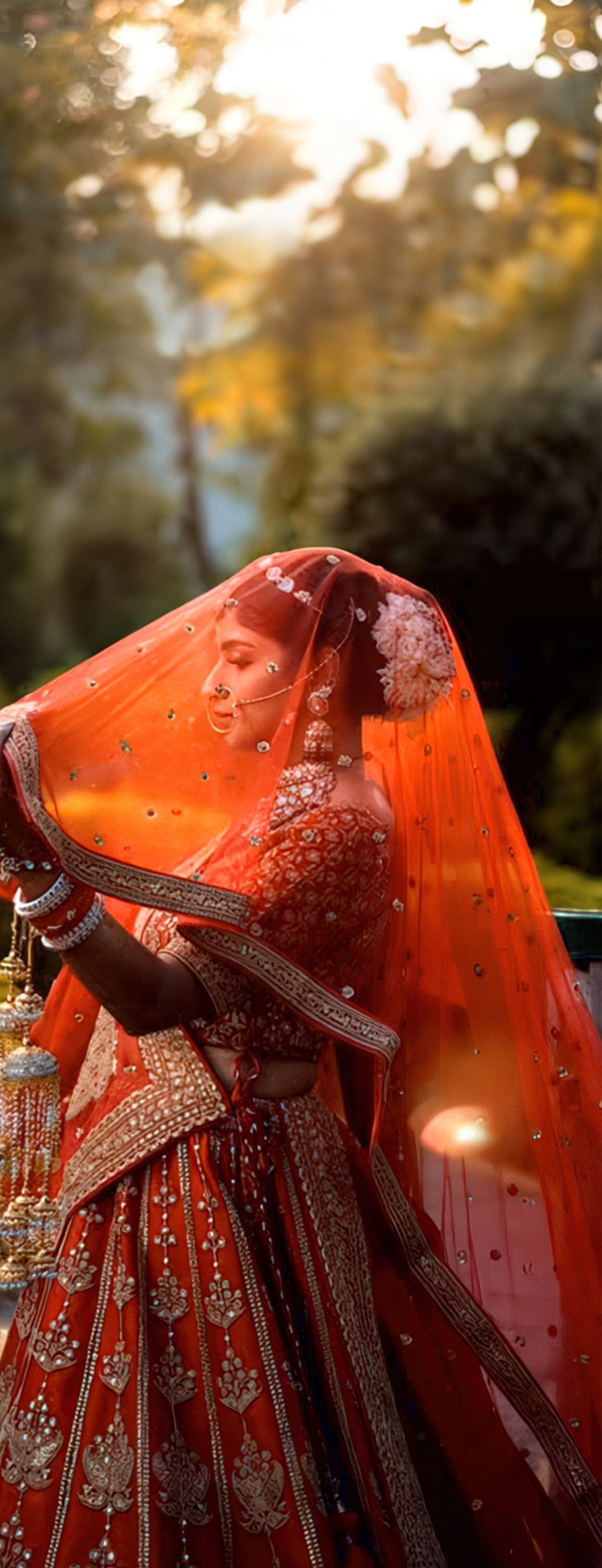 A bride at Saalora Corbett Resort